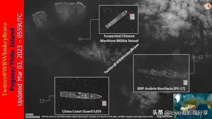 中菲南海對峙升級！中國海軍派遣導(dǎo)彈驅(qū)逐艦強(qiáng)勢亮相中業(yè)島周邊！-圖4