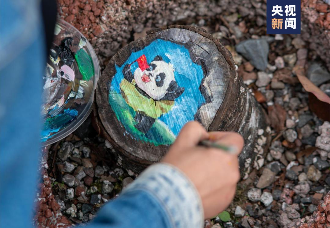 目標(biāo)：畫1000只大熊貓！她用彩繪為家鄉(xiāng)提升顏值-圖3